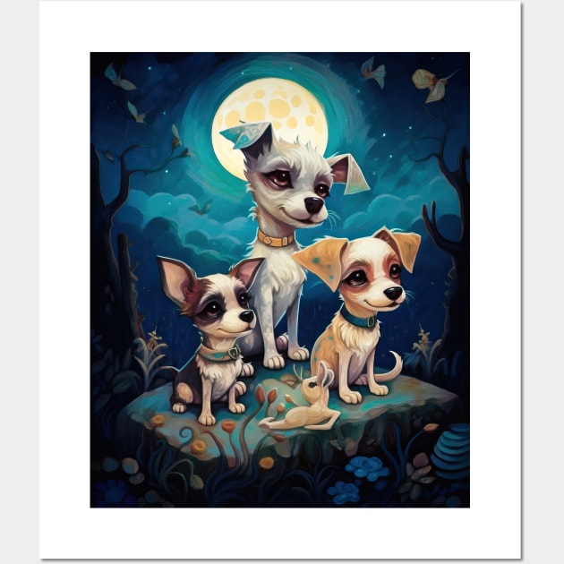 Three cute puppies Wall Art by Tarrby